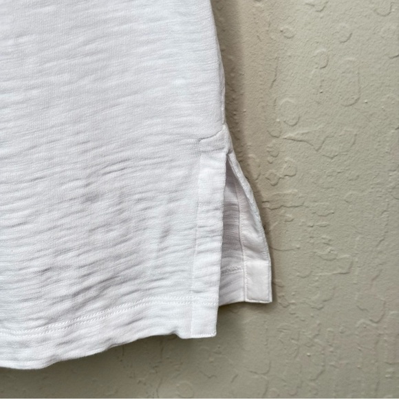 BODEN 100% Cotton White Knit Dress Tunic Beach Swim Cover Up Tassel Tie Size 18 - Picture 9 of 15